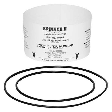 Baldwin Filters Paper Insert, 15 5/32 In L BC7186 KIT