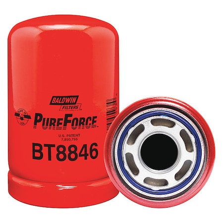 Baldwin Filters Hydraulic Filter, 3-3/4 x 6-1/8 In BT8846