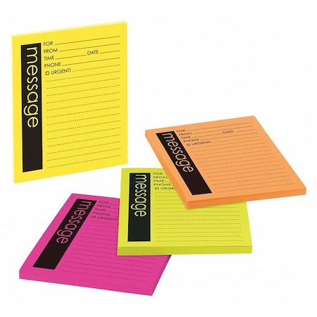 Post-It Super Sticky Notes, 4x5 In., Assorted, PK4 7679-4