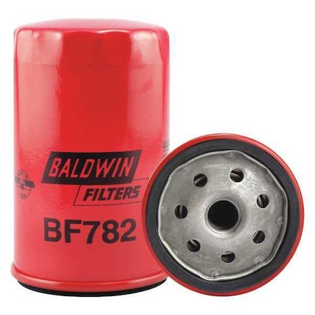 BALDWIN FILTERS Fuel Filter, 4-27/32 x 3 x 4-27/32 In BF782