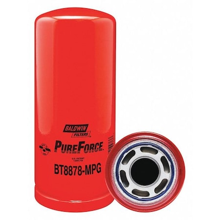 Baldwin Filters Hydraulic Filter, 4-23/32 x 11-17/32 In BT8878MPG