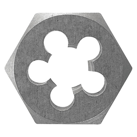 Vermont American Hexagon Die, Carbon Steel, RH, 1/2-13, NC BHD12F13
