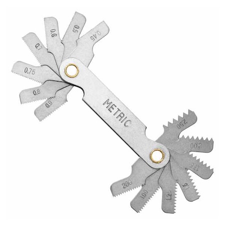 Vermont American Screw Pitch Gauge, Metric 395952