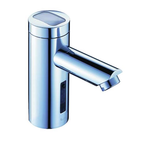 SLOAN Sensor Single Hole Mount, 1 Hole Straight Spout Bathroom Faucet, Polished chrome EAF275-ISM