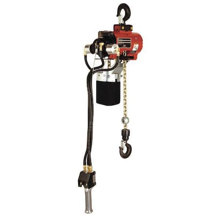 Aro Air Chain Hoist, 550 lb. Cap., 10 ft. Lift 7718E-2C10-C6S