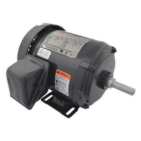 Dayton Three-Phase General Purpose Motor, 1/2 HP, 56 Frame, 208-230/460V AC Voltage 2N865