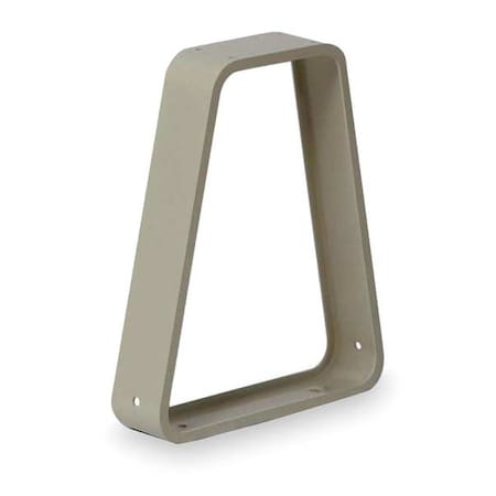 Hallowell Bench Pedestal, H 16 3/4 In, Aluminum 4820PT