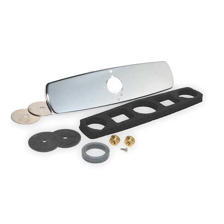 Sloan Trim Plate, Single Hole Faucet, Chrome, Overall Width: 2 1/2 in ETF-608-A