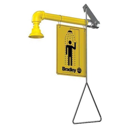 Bradley Emergency Shower, Horizontal, 20 gpm S19-120