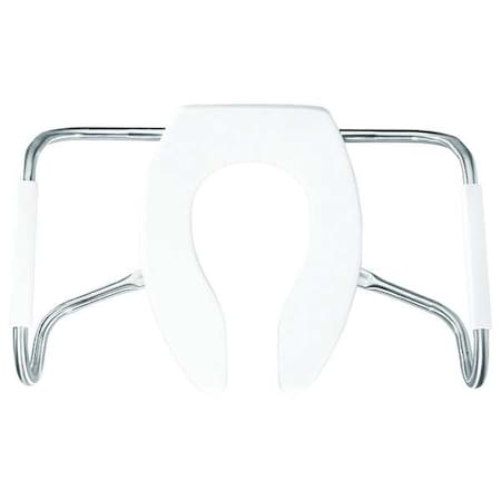 BEMIS Toilet Seat, Without Cover, Plastic, Elongated, White MA2155T-000