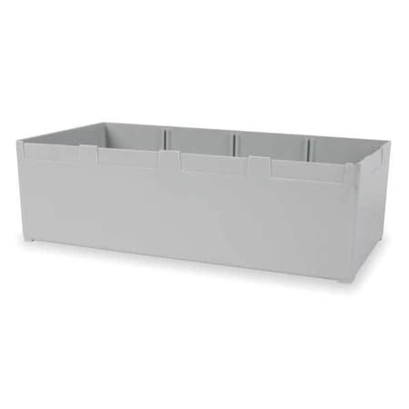 Vidmar Storage Bin, Gray, 12 In. L, 6-1/8 In. W BN35816