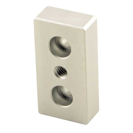 80/20 Base Plate, 1/4-20 Tap Center, For 10S 2128