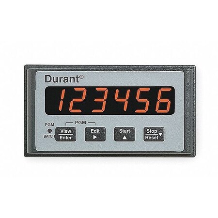 Eaton Counter, 6 Digits, 2 Preset, Red LED 57701-481