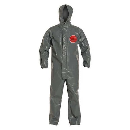 Dupont Hooded Coverall, Socks/Boot Flaps, 5XL, PK2 TP198TGY5X000200