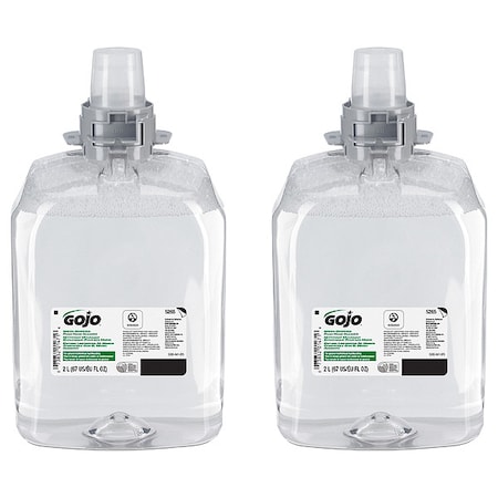 Gojo Hand Soap, Series FMX, 2,000 mL, Foam, Fragrance Free, Requires Dispenser, 2 PK 5265-02