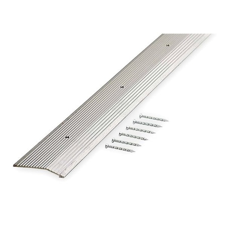 Zoro Select Carpet Seam Binder, 2 x 36 In, Silver 3PAU2