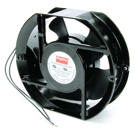 DAYTON Axial Fan, Round, 115V AC, 1 Phase, 200 cfm, 5 15/16 in W. 2RTK7