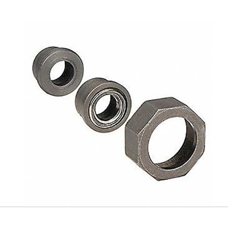 Zoro Select Union Pipe Union, High Pressure, 1-1/4" Pipe, FNPT, Forged Carbon Steel, Class 3000 SUA-S1F9A