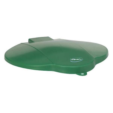 Vikan Round Pail Lid, Green, Polypropylene 56872