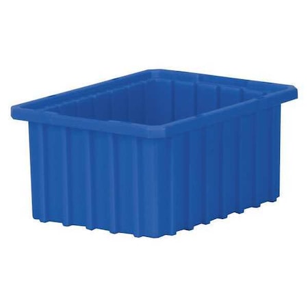 Akro-Mils Industrial Grade Polymer, Divider Box, Blue, 10 7/8 in L, 5 in H 33105BLUE