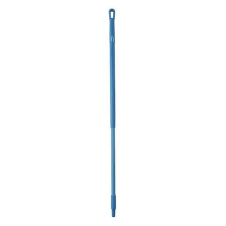 Vikan 51" Color Coded Handle, 1 1/4 in Dia, Blue, Fiberglass 29363