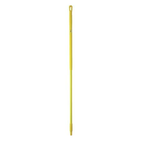 VIKAN 59" Color Coded Handle, 1 1/4 in Dia, Yellow, Fiberglass 29386