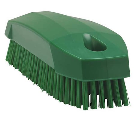 Vikan 4-57/64"L Polyester Block Hand and Nail Brush 64402