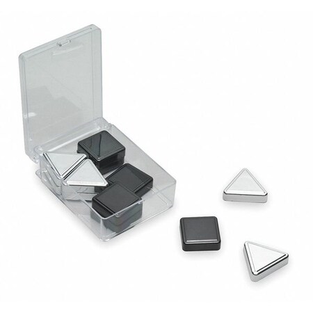 Quartet Magnets, Assorted Shapes, Metallic 1250