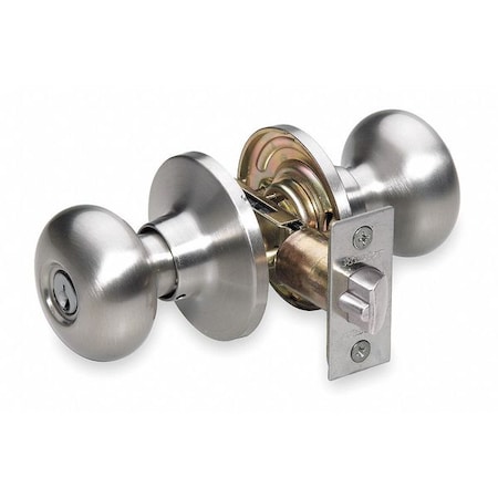 Master Lock Knob Lockset, Mechanical, Entrance, Grd. 3 BCO0115KA4