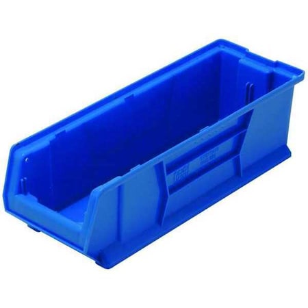 Quantum Storage Systems Storage Bin, Polypropylene/Polyethylene, Blue, 7 in H, 8 1/4 in W, 23 7/8 in L QUS950BL