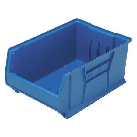 Quantum Storage Systems Storage Bin, Polypropylene/Polyethylene, Blue, 11 in H, 16 1/2 in W, 23 7/8 in L QUS954BL