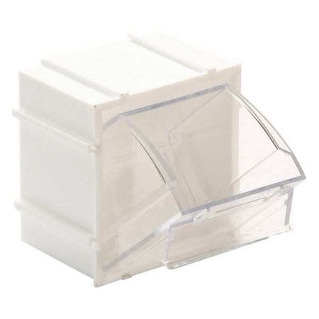 Quantum Storage Systems Tip Out Bins, Individual, W 2-13/16, White QTB409WT