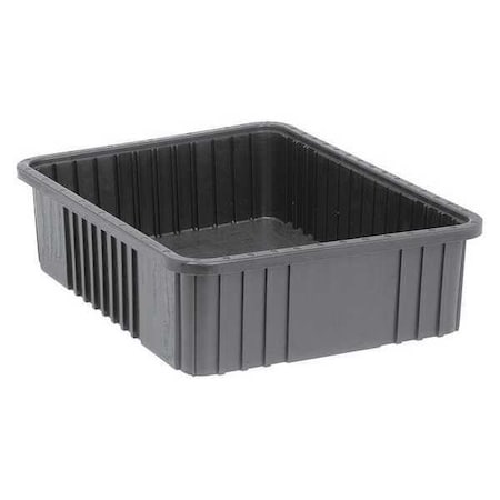 Quantum Storage Systems Polypropylene, Divider Box, Black, 22 1/2 in L, 6 in H DG93060CO