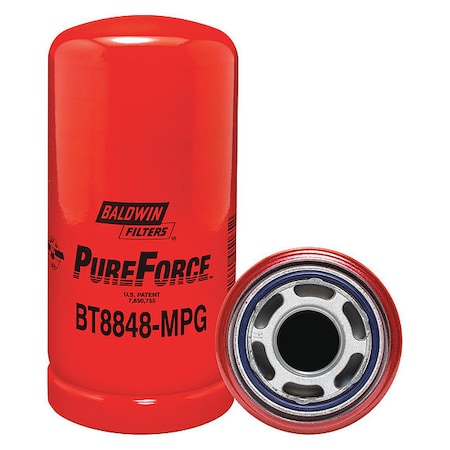 Baldwin Filters Hydraulic Filter, 3-3/4 x 8-1/32 In BT8848MPG