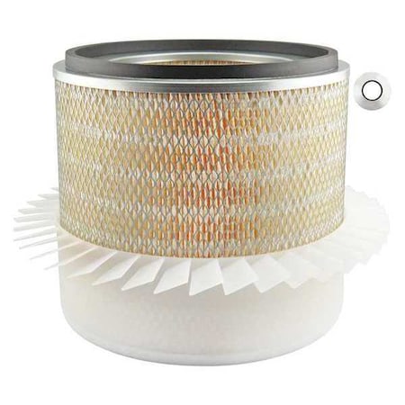 Baldwin Filters Air Filter, 12 x 10-3/8 in. LL1980-FN