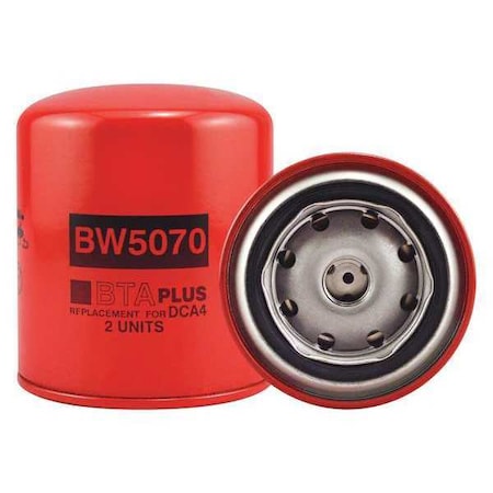 Baldwin Filters Coolant Filter, 3-11/16 x 4-3/8 In BW5070
