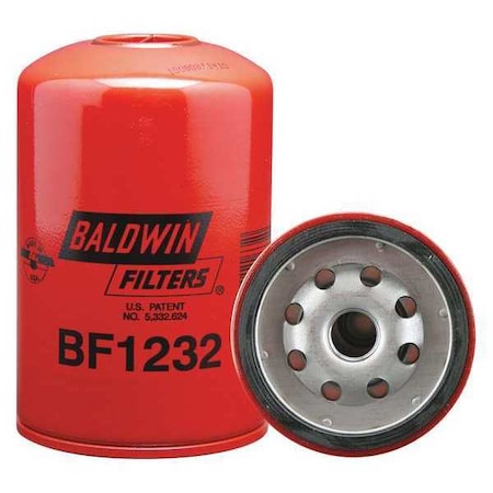 Baldwin Filters Fuel Filter, 4-11/16 x 3-1/32 x 4-11/16In BF1232
