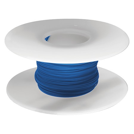 Ok Industries Spooled Wrapping Wire, 30 AWG, Blue, Kynar(R), 1,000 ft R30B-1000
