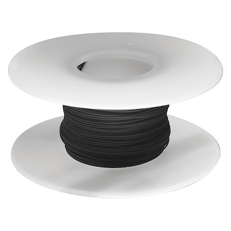 Ok Industries Spooled Wrapping Wire, 28 AWG, Black, Kynar(R), 100 ft R28BLK-0100