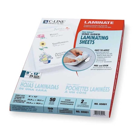 C-Line Products Laminating Sheets, 12x9in, PK50 65001
