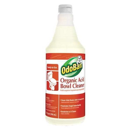 Odoban Earth Choice Toilet Bowl Cleaner, 32 oz., PK12 935462-Q
