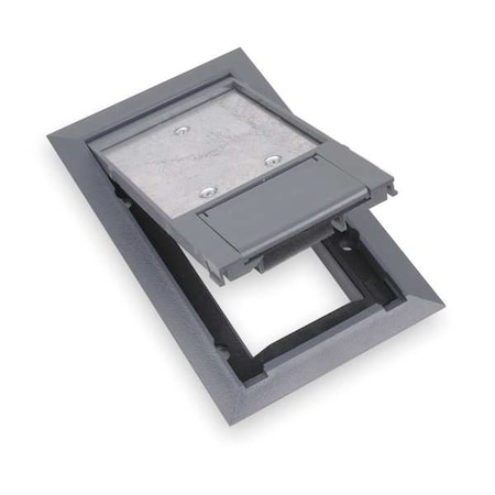 Steel City Floor Box Cover 8 1 8 In Gray 664 Cst Sw Gry Zoro Com