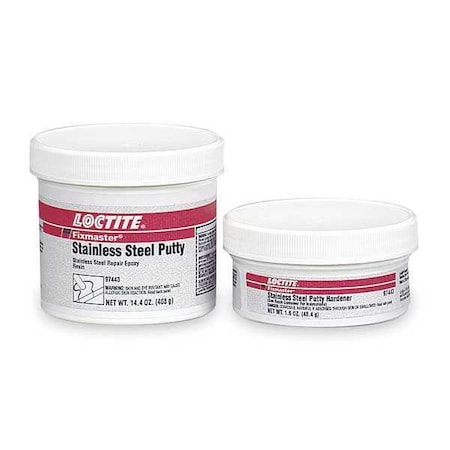 Loctite Putty, 1 lb Container Size, Can, EA 3476, Metallic Gray 235613