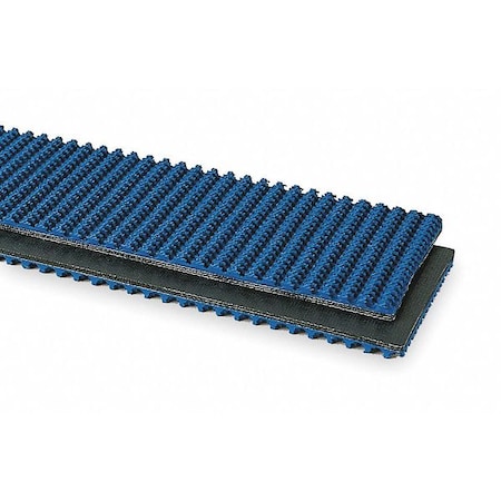 Apache Conveyor Belt, Blue Nitrile, 50 Ft x 4 In 28001000