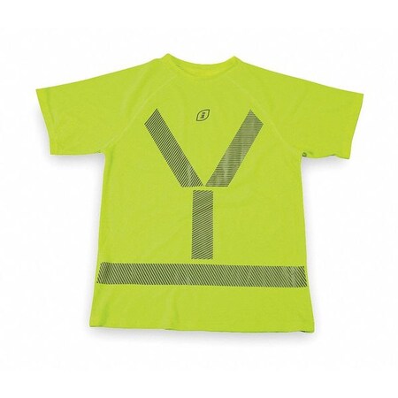 Ironclad Performance Wear XL Microfiber T-Shirt, Yellow AHVR-1050-XL