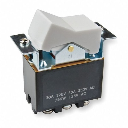 Nkk Rocker Switch, DPDT, 6 Connections SW3822/U