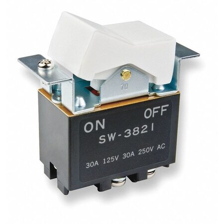 Nkk Rocker Switch, DPST, 4 Connections SW3821/U