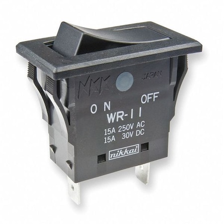 Nkk Rocker Switch, SPST, 2 Connections WR11AF