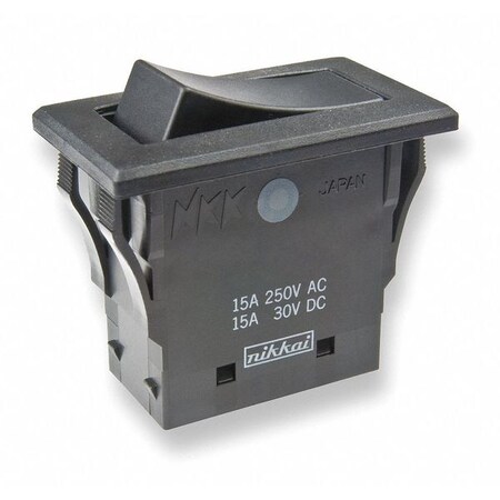 Nkk Rocker Switch, SPDT, 3 Connections WR13AS