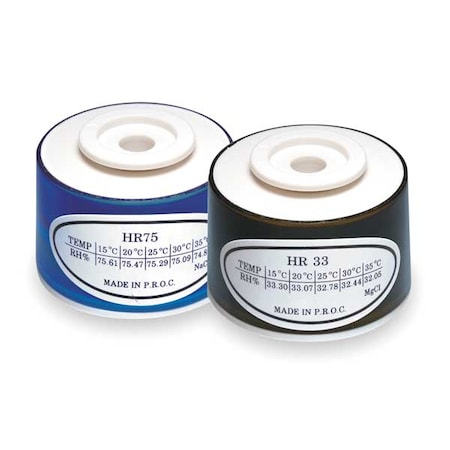 Extech Humidity Calibrtn Kit, 33 per RH & 75 RH RH300-CAL